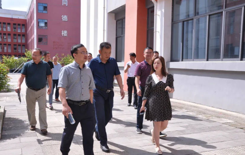 李涌、邱國援帶隊檢查技能大賽承辦項目準備情況