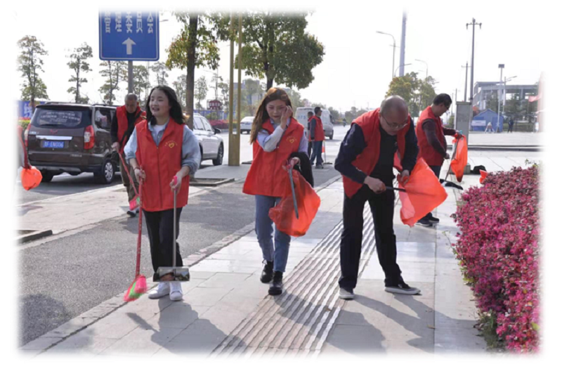 畢節(jié)工業(yè)職業(yè)技術(shù)學(xué)院黨群黨支部  開展“學(xué)黨史、辦實(shí)事，踐行雷鋒精神、為綠色環(huán)保獻(xiàn)力”主題黨日活動(dòng)